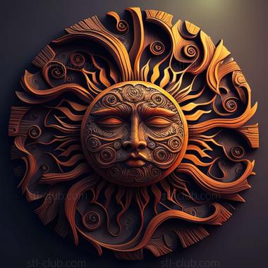 3D model sun (STL)